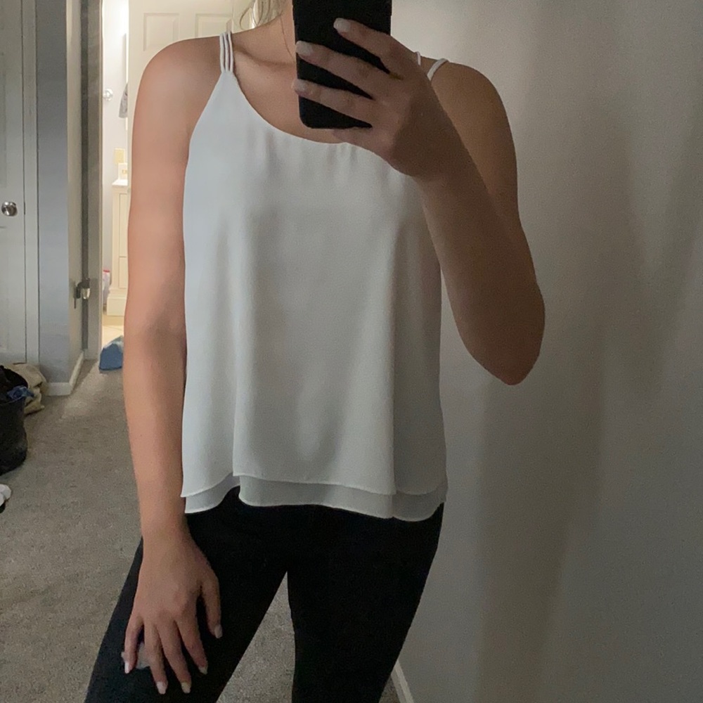 Elegant Tank Top with back detailing